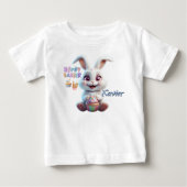 イースター バニー ベビー オリジナル Tシャツ (正面)