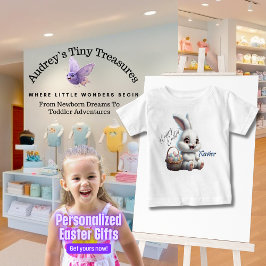 イースター バニー ベビー オリジナル Tシャツ