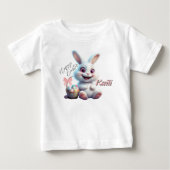 イースター バニー ベビー オリジナル Tシャツ (正面)