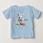 イースター バニー ベビー Tシャツ 名入れ (正面)