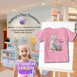 イースター バニー ベビー Tシャツ 名入れ