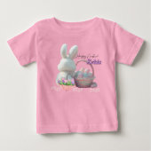 イースター バニー ベビー Tシャツ 名入れ (正面)