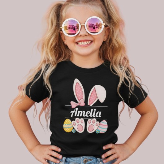イースター・バニー 名前カスタム Tシャツ