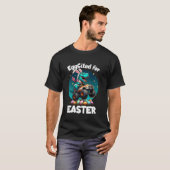イースター・バニーT-Rex恐竜モンスのワクワク少年たち Tシャツ (正面フル)