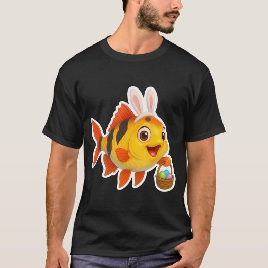イースター バーブ フィッシュ Tシャツ (正面)