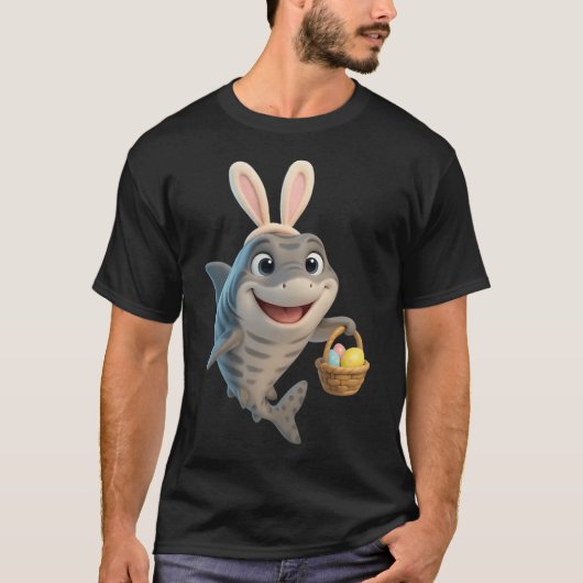イースター パジャマシャーク Tシャツ (正面)