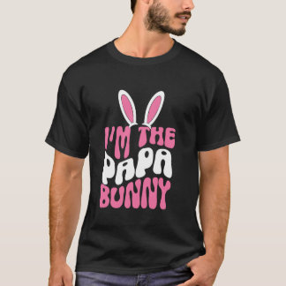 イースター パパうさぎ 男性 女性 Tシャツ