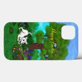 イースター – パピー・カポと蝶 Case-Mate iPhoneケース (裏面 (横))