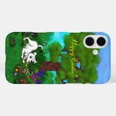 イースター – パピー・カポと蝶 Case-Mate iPhoneケース (裏面 (横))