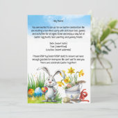 イースター・パーティー招待状 招待状 (スタンド正面)