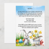 イースター・パーティー招待状 招待状 (正面/裏面)