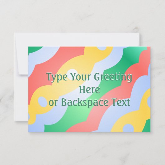 イースター パーティー 招待状 イースター カード 個人名入り (正面)