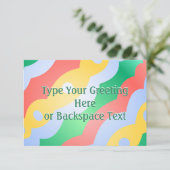 イースター パーティー 招待状 イースター カード 個人名入り (スタンド正面)