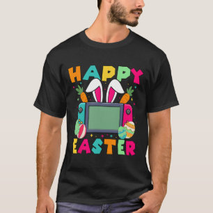 イースター ビデオ ゲーム ウサギ ゲーム コントローラー ゲーマー ボーイ Tシャツ