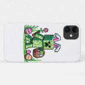 イースター ピクセル ゲーミング うさぎ たまご探し Case-Mate iPhoneケース (裏面(横))