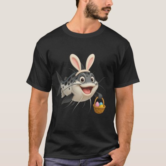 イースター・ピクタス・キャットフィッシュ Tシャツ (正面)