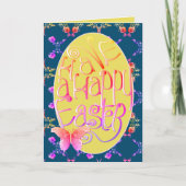 イースター ファベルジェ風 ローズ ハート カード (正面)