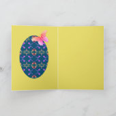 イースター ファベルジェ風 ローズ ハート カード (内部)