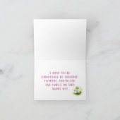 イースター ファミリー フォト 折りたたみ ホリデー カード (内部)