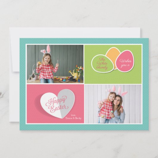 イースター フォト カード (正面)