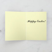 イースター・フロッグのTシャツとイースタープレゼント シーズンカード (内部)