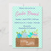 イースター フローラルとカラフルな卵 シーズンカード (正面)