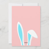 イースター フローラルとカラフルな卵 シーズンカード (裏面)