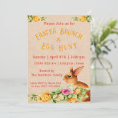イースター フローラル ブランシュ パーティー 招待状 (スタンド正面)