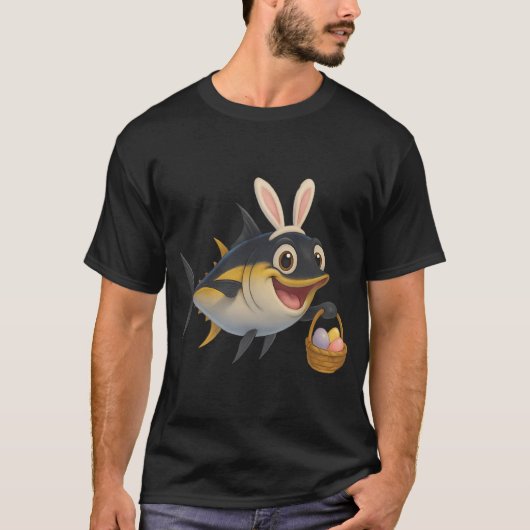 イースター ブラックフィン Tシャツ (正面)