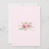 イースター・ブランチのウサギ招待状 招待状 (裏面)