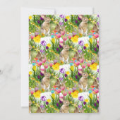 イースター・ブランチ＆イースター・エッグ・ハントのお祝い 招待状 (裏面)