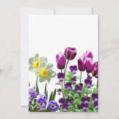 イースター・ブランチ＆イースター・エッグ・ハントの休日招待状 招待状 (裏面)