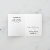 イースター・ブランチ＆イースター・エッグ・ハント | 水彩のウサギ ノートカード (内部)