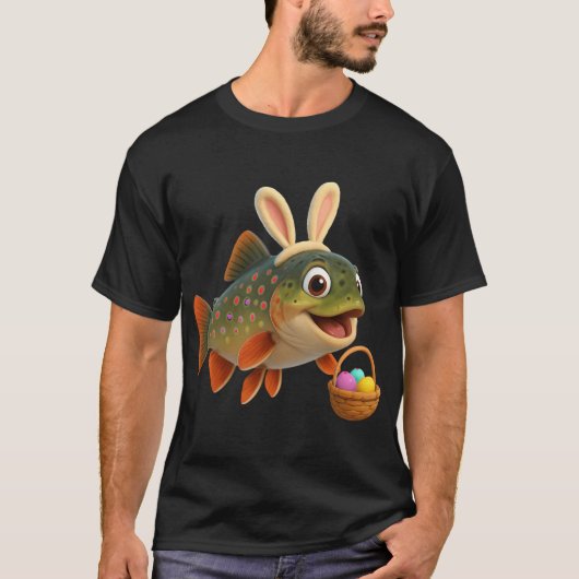 イースター ブルックトラウト Tシャツ (正面)