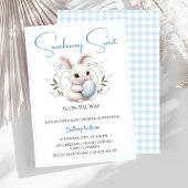 イースター ベイビー シャワーのお知らせ「Somebunny Sweet がやってくる」 招待状