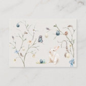 イースター ベイビー 春の贈り物 依頼 封筒 カード (裏面)