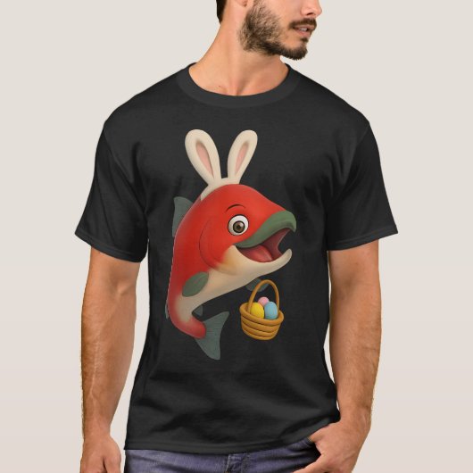 イースター ベニザケ Tシャツ (正面)