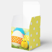 イースター – ベビーの雛とカラフル卵 フェイバーボックス (オープン)