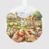 イースター ペイント シーン オーナメント (裏面)