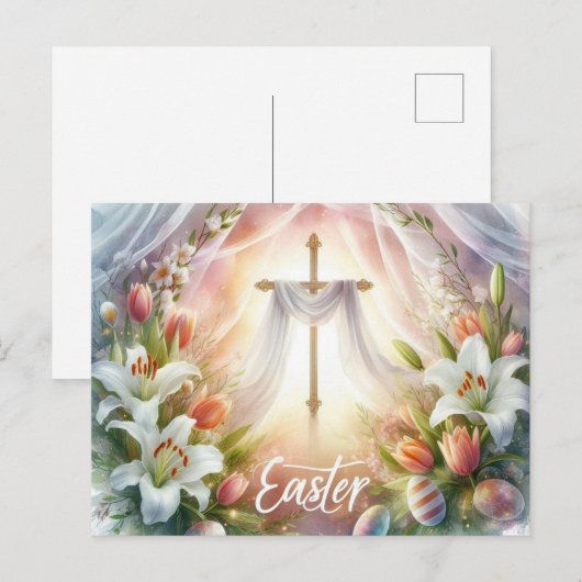 イースター ポストカード (正面/裏面)