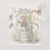 イースター・ポットラック・ブランチ イースター・エッグハント招待状 シーズンポストカード (正面)