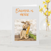 **イースター**マイルを越えて カード (黄色い花)