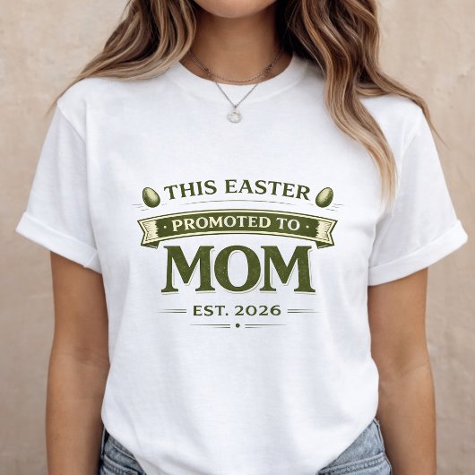 イースター マタニティ発表Tシャツ（ママ用） Tシャツ