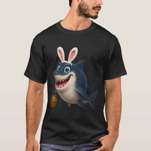イースター・メガロドン Tシャツ (正面)