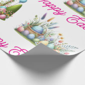 イースター ラッピングペーパー (角)