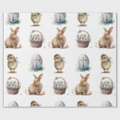 イースター ラッピングペーパー (フラット)