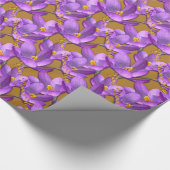 イースター ラッピングペーパー 春のクロッカス ギフトペーパー (角)