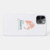 イースター・ラビットと卵のフラワーデザイン Case-Mate iPhoneケース (裏面(横))