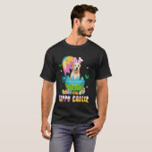 イースター ラブラドール・レトリーバー ウサギの耳 Tシャツ (正面フル)