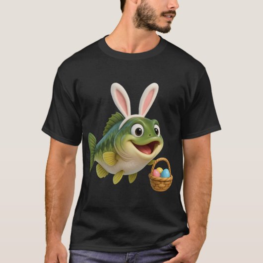イースター ラージマウスバス Tシャツ (正面)
